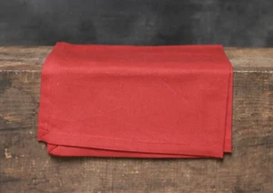 Juego de 2 Servilletas de Tela Rojo Ladrillo Sólido 100% Algodón IHF Alcaravea Otoño Verano Decoración - Imagen 1 de 1