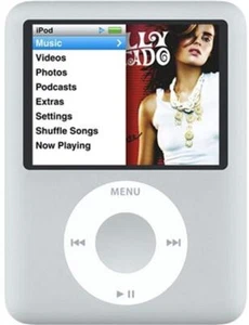 Apple iPod Nano Video 3rd Generation Gen 4GB Silver MP3 MP4 Music Player Bundle - Picture 1 of 1