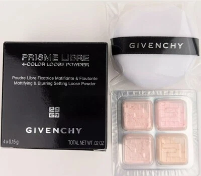 Givenchy Prisme Libre Polvo Suelto Ajuste En 03 Voile Rose Juego de Muestreador de 4 Colores Foto 1 de 3