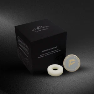 FreshenOPT Car Air Diffuser with Essential Oil Made Fragrance Tablet, Vent Clip - Picture 1 of 6