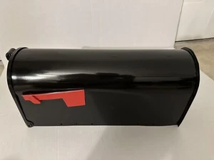 Gibraltar Mailboxes Classic Medium Post Mount Mailbox T1S00B00 Steel Black - Picture 1 of 6