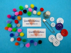Fabric labels for handmade items sew on - 50mm x 25mm (SL FLAT 1 - D5) - Picture 1 of 4