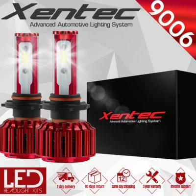 XENTEC LED HID Headlight kit 9006 White for 1990-2000 Chevrolet K3500 - Image 1 of 4