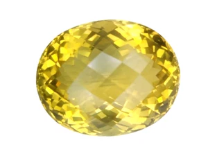 40.325 CTS TOP STUNNING YELLOW NATURAL CITRINE OVAL LOOSE GEMSTONES , SEE VIDEO - Picture 1 of 3