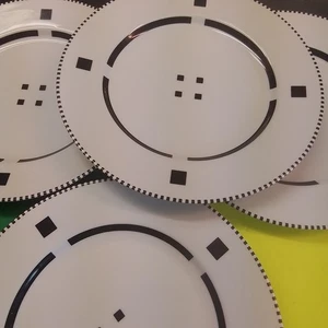 PLACAS DE SERVICIO SWID POWELL ESMOQUIN NEGRO, 12" GWATHMEY SIEGEL, 1-4 DISPONIBLES. - Imagen 1 de 22