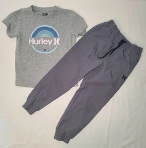 Hurley Boy's Jogger Pants and T-Shirt, 2 Piece Set, Size 5/6 - Picture 1 of 11