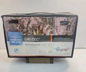 Bedgear Performance Bedding Dri-Tec set lenzuola king Woodlands nuovo - Foto 1 di 5
