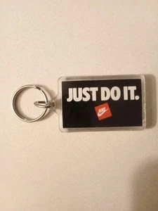 Vtg Nike Just Do It. Acrylic Keychain, 2.25", Used. - Picture 1 of 2