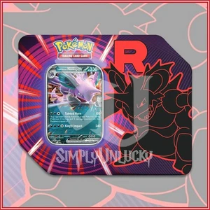 Pokemon TCG: Team Rocket Tin Rocket's Nidoking ex (5 Packs)🔥 Destined Rivals - Bild 1 von 2