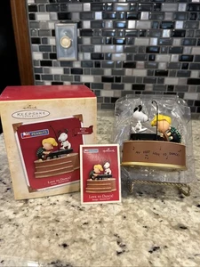 2004 Hallmark Keepsake Ornament Love to Dance Snoopy Peanuts Music & Movement - Imagen 1 de 4