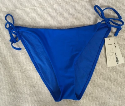 Traje de baño inferior No Boundaries para mujer talla L 12 a 14 bikini azul descarado nuevo con etiqueta Foto 1 de 4
