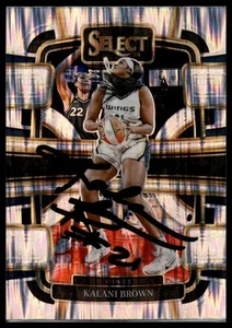 2024 Panini Select WNBA #10 Kalani Brown Prizms Silver Flash IP Autograph Signed - Picture 1 of 2