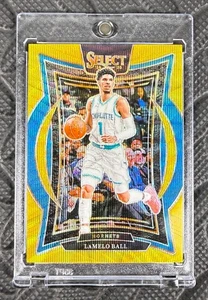 2024-25 Panini Select LaMelo Ball Gold Wave Concourse Prizm 10/10 Bookend #31 - Picture 1 of 3