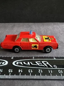 Matchbox Lesney Superfast Nº 59-73 Mercury Fire Chief Coche Juguete - Imagen 1 de 12