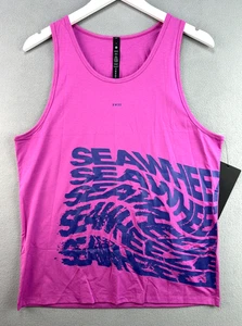 Lululemon Tank Uomo Piccolo Fondamentale Seawheeze Pow Rosa LM3DPTS Classico $58 - Foto 1 di 10