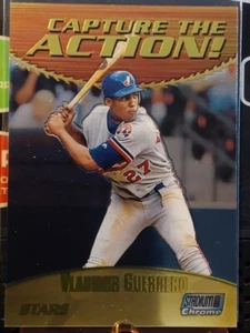 2000 Vladimir Guerrero Topps Stadium Club Chrome Capture The Action - Picture 1 of 2