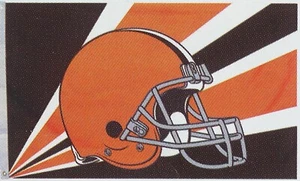 Cleveland Browns Huge 3'x5' NFL Licensed Helmet Flag / Banner - Free Shipping - Picture 1 of 1