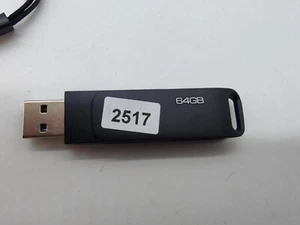 NEVEANCE Bequeme Speicherung verschiedener Daten USB-Stick (Schwarz, 64 GB) - Bild 1 von 3