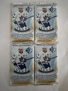 (Lot of 4) 2024-25 Upper Deck SP Hockey Factory Sealed Packs #4 - Picture 1 of 1