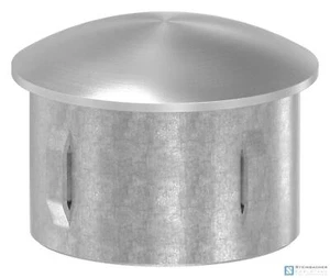 Tappi per tubi in acciaio inox, per tubo 48,3 x 2,0 - 2,5 mm, V2A | STEINBACHER© - Foto 1 di 3