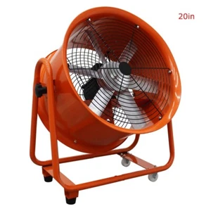 20" Axial Fan Spray Booth Paint Fumes Blower Axial Blower 1450rpm 220V 6 Blades - Picture 1 of 19