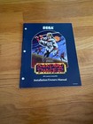 Shadow Dancer video arcade game Installation/Owners Manual,Sega 1989