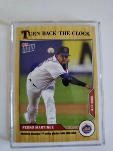 2020 TOPPS NOW TURN BACK THE CLOCK # 18 PEDRO MARTINEZ. 4/17/06. - Picture 1 of 2