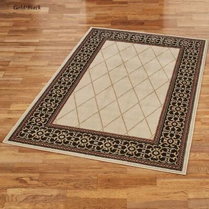 Hastings Traditional Lattice Rectangle Area Rug Made In The USA - Picture 1 of 8