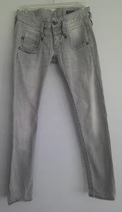 Pantalones de mezclilla para mujer Herrlicher gris ajustados 5303 talla 27/32 - Imagen 1 de 12
