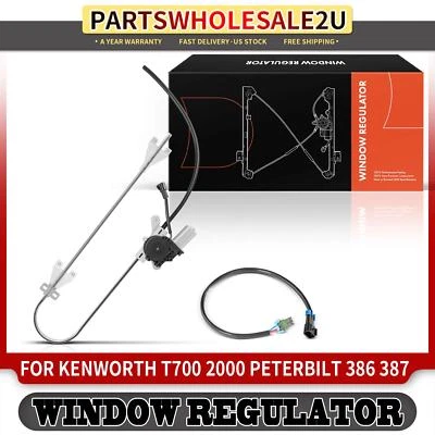 Regulador de ventana izquierda conductor delantero con motor para Kenworth T700 2000 Peterbilt Foto 1 de 4