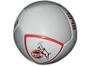 1. FC Köln Fan Aerofly Ball weiß Hummel 1.FCK Fußball Effzeh Trainingsball Gr.5 - Bild 1 von 1