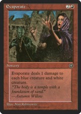 Magic MTG Tradingcard Homelands 1995 Evaporate