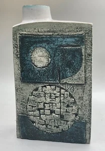 TROIKA CORNWALL GLATTGLASUR SCHORNSTEINVASE VERZIERT MARILYN PASCOE - Bild 1 von 9