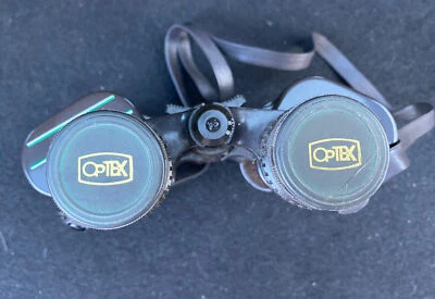 OPTEX OPTIMATIC 7 X 35 BINOCULARS 7.5* - 393 Ft With Case And Lens Covers - Image 1 of 4
