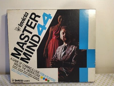 Master Mind 44  Invicta Games For 4 Players Some Game Parts Still Sealed Vintage - Image 1 of 4