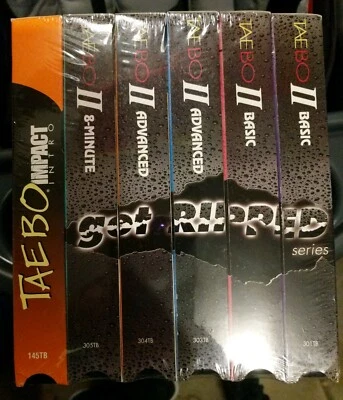 Billy Blank’s Tae Bo II On VHS Sealed Six Pack, new in box 6 VHS tapes workout - Image 1 of 2