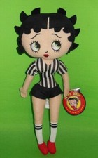 *RARE* 15" Soccer Referee Sporty Betty Boop "Boop-Oop-A-Doop" Kelly Toy Plush!