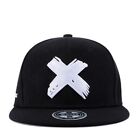 Flat Brim Baseball Cap - 3D X Embroidery Cotton Snapback Caps Men Baseball Hat