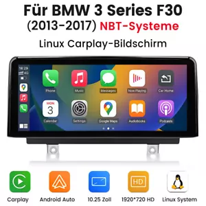 10,25' CarPlay Touchscreen Android Auto Autoradio for BMW 1/2 F20 F21 F22F23 NBT - Bild 1 von 13