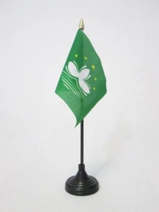 Table Flag 6" x 4" Macao x 4 Flags - Picture 1 of 1