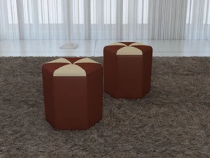 Design Polster Hocker Fußhocker Ottomane Sitz Chaise Gepolstert Pufa FT007 - Bild 1 von 6