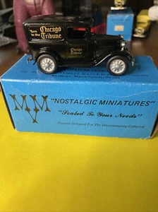 MVM Nostalgic Miniatures Pewter 1/43 Rare Chicago Tribune Ford Model A #2049 - Picture 1 of 7