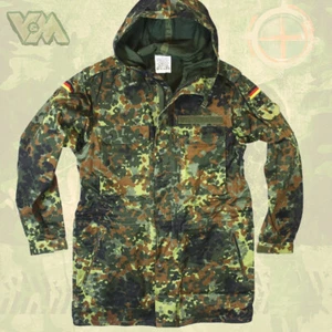 ORIGINAL BUNDESWEHR JACKET SPOT CAMARN BW FIELD PARKA NATO FISHING GOTCHA HUNT - Picture 1 of 5