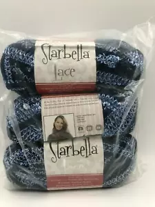 Premier Yarns Starbella Lace Marine #51-08 dunkelblau 3 Knäuel #6 sperrige Rüschen - Bild 1 von 11