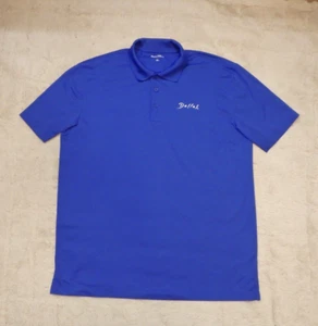 Sport Tek Mens Shirt XL Short Sleeve Polo Dallas Logo Blue - Picture 1 of 6