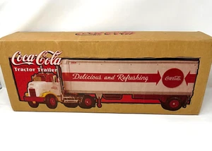 ERTL Coca Cola 1954 White GMC Cab & Great Dane Trailer 1/25 Die Cast Metal H843 - Picture 1 of 14