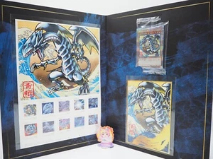 Yu-Gi-Oh! 25th Anniversary Ukiyoe Blue-Eyes White Dragon Stamp Set Japan Limited - Picture 1 of 9