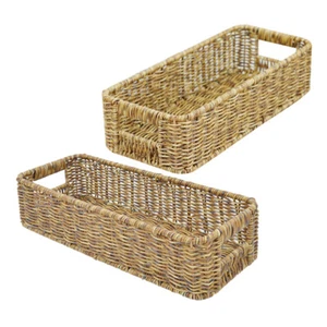 2 Pcs Seasoning Jar Storage Box Baby Chopstick Basket Cutlery For Silverware - Picture 1 of 12