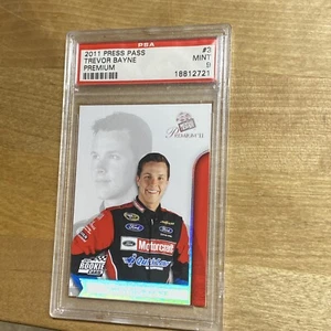 Rare 2011 Press Pass #3 Trevor Bayne Psa 9 Premium Rookie Pop 1 W Only 1 Higher - Picture 1 of 2