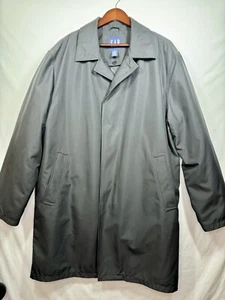 Gap Men’s 3/4 Length Insulated Polyester Coat Black Sz Large - Picture 1 of 8